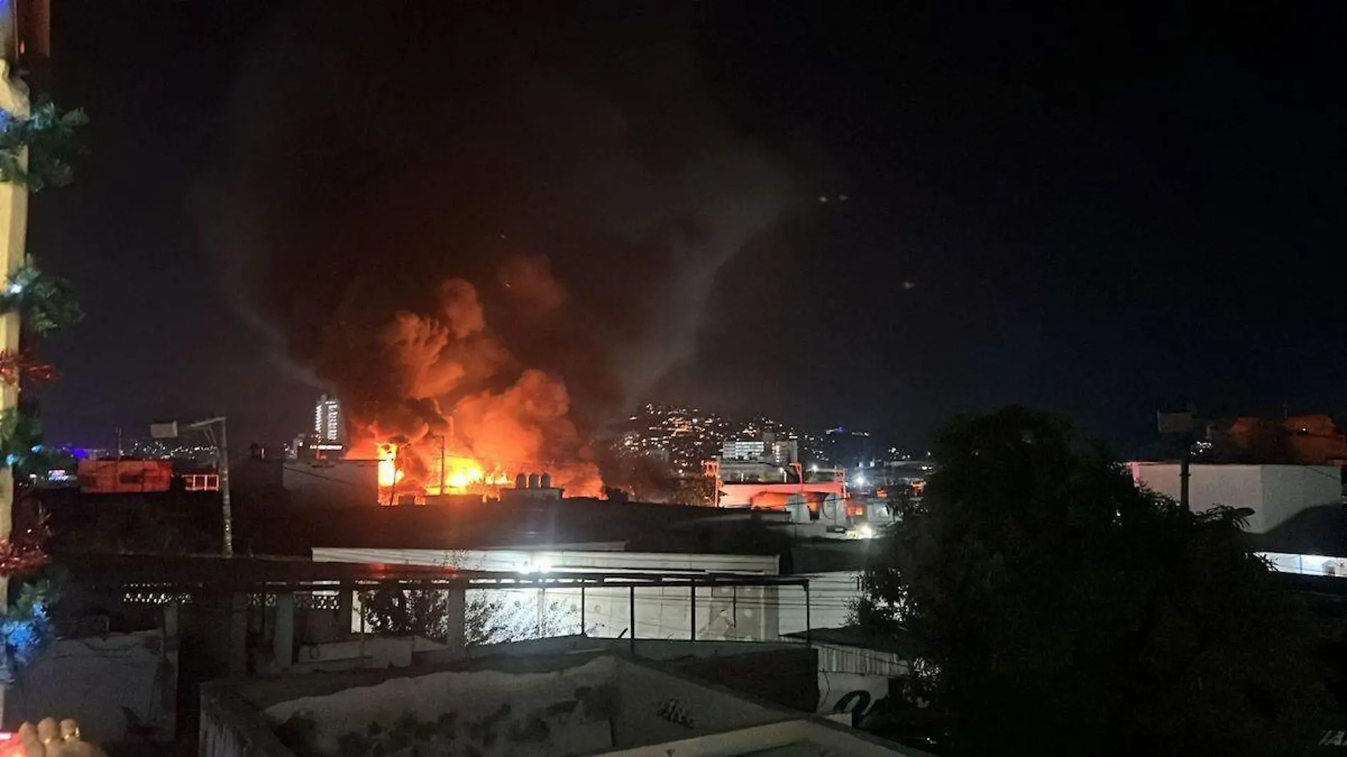 Incendio en Mercado Central de Acapulco